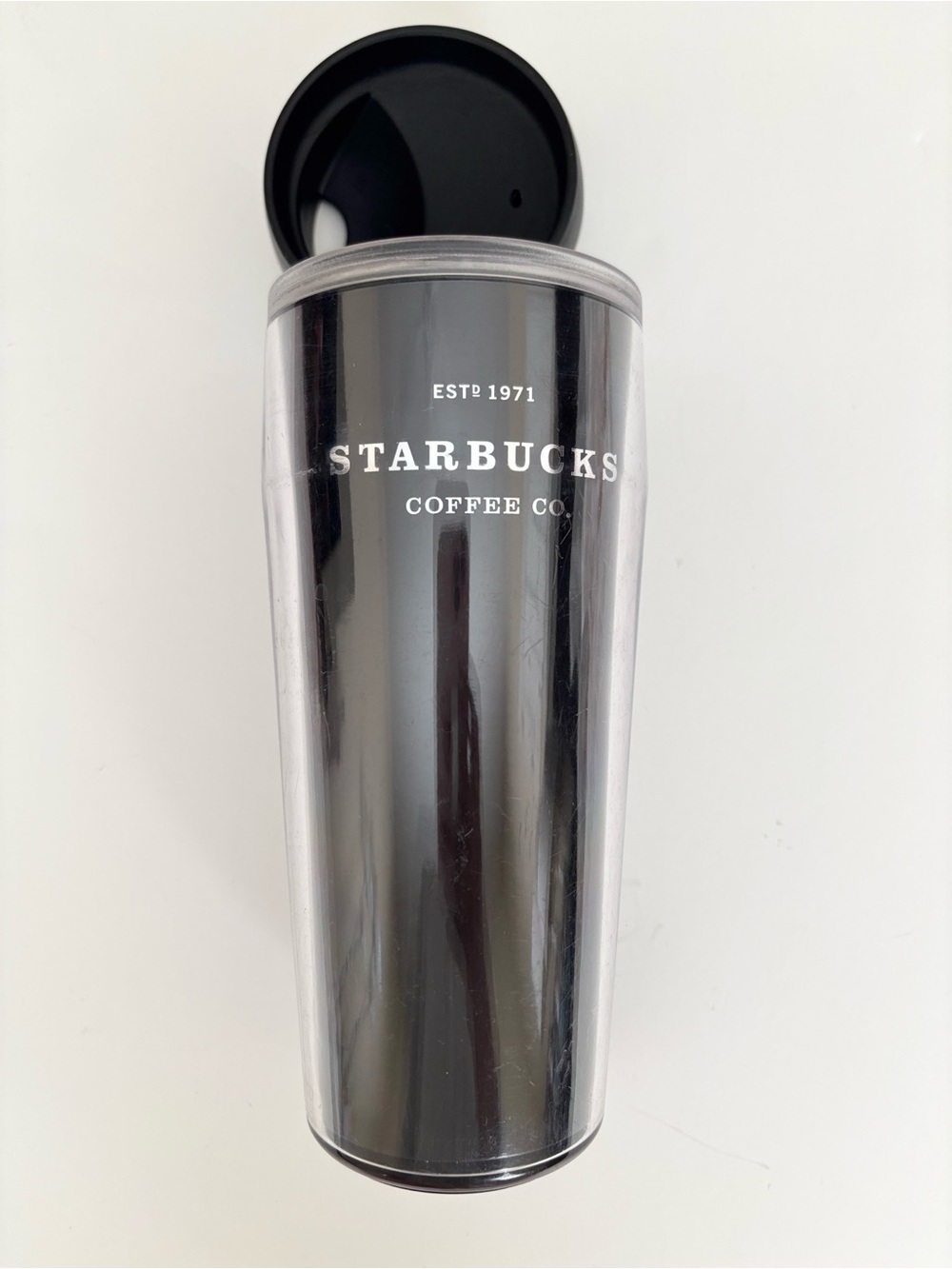 EUC Vintage Starbucks Barista Collection Double-Wall Commuter Tumbler Travel Cup